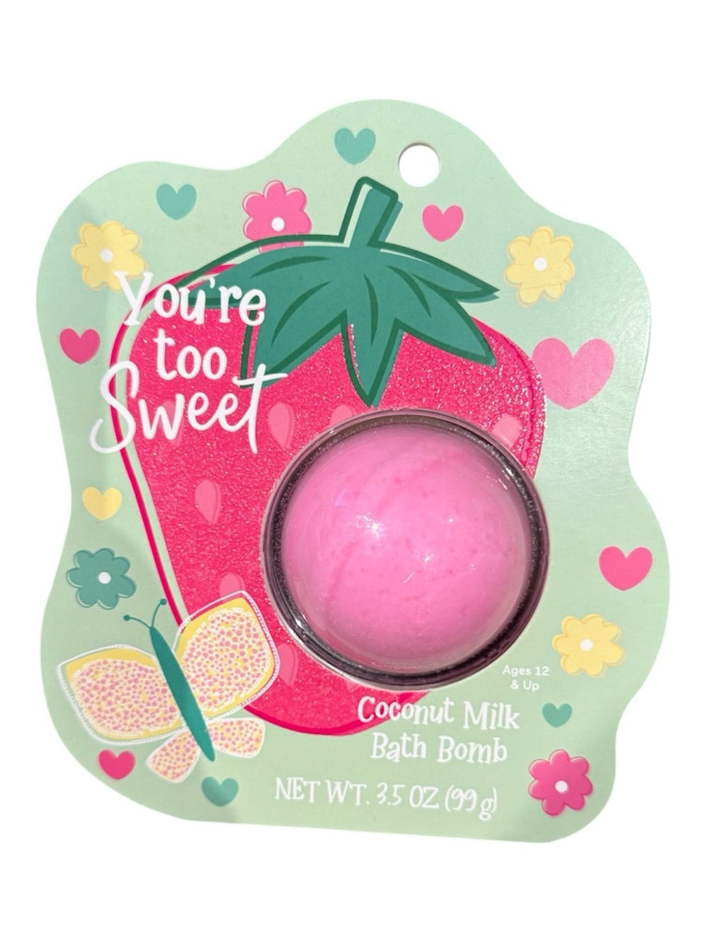Coconut Milk Bath Bomb - Pink
